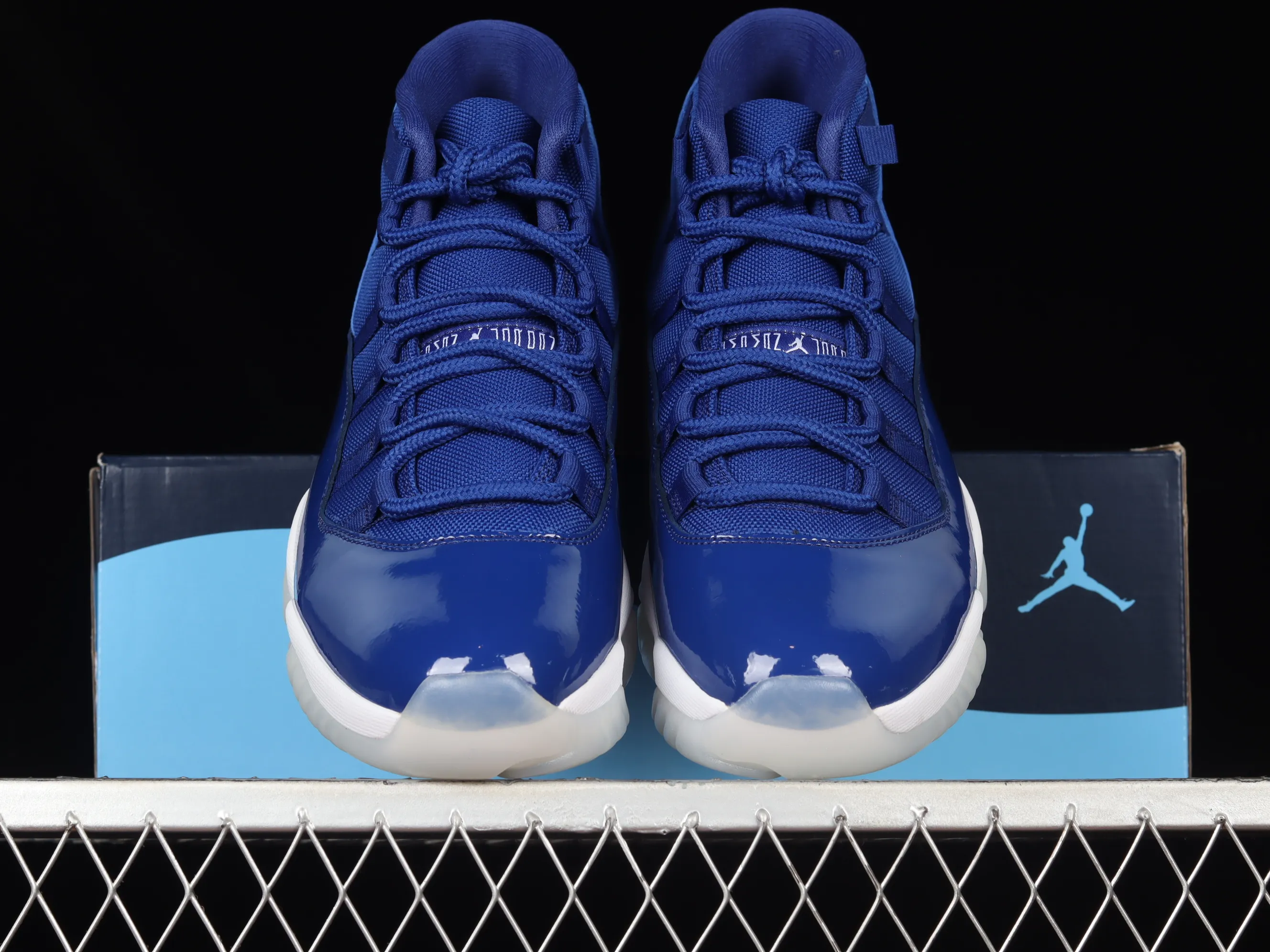 All categories Air Jordan Jordan series basketball shoes Air Jordan 11 F version Air Jordan 11 "Navy Blu" AJ11 Joe 11 navy blue high-top basketball shoes AT7802-115